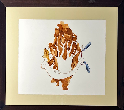 Can Göknil imzalı tablo — Karışık Teknik, 40×30 cm, 3.750 TL müzayede satışı