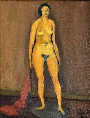 Şükriye Dikmen imzalı tablo — Yağlı Boya, 24×18 cm, 60.000 TL müzayede satışı