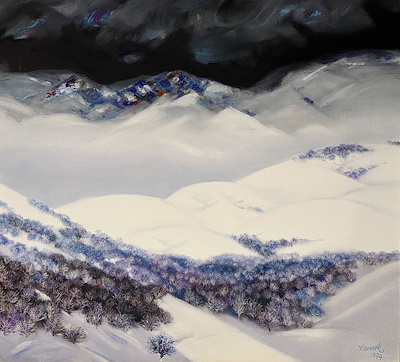 Yusuf Toprak imzalı tablo — Yağlı Boya, 55×60 cm, 6.250 TL müzayede satışı