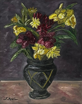 Selma Arel imzalı tablo — Yağlı Boya, 36×44 cm, 24.000 TL müzayede satışı