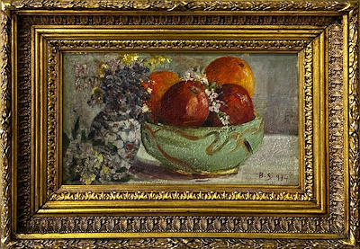 Baha Sait imzalı tablo — Yağlı Boya, 22×33 cm, 40.000 TL müzayede satışı