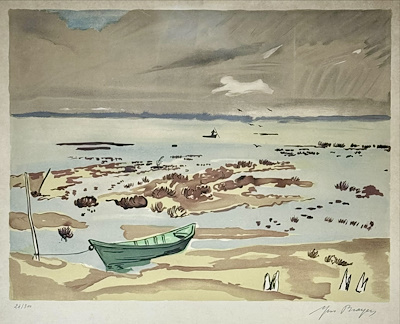 Yves Brayer imzalı tablo — Serigrafi, 55×65 cm, 1.200 TL müzayede satışı