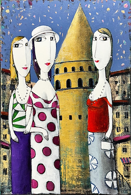Nermin Alpar imzalı tablo — Yağlı Boya, 70×50 cm, 20.000 TL müzayede satışı