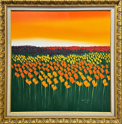 Murat Kurt imzalı tablo — Yağlı Boya, 80×80 cm, 5.750 TL müzayede satışı