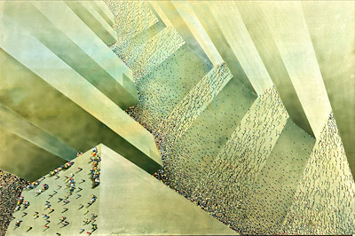 Raşit Altun imzalı tablo — Yağlı Boya, 130×195 cm, 245.000 TL müzayede satışı