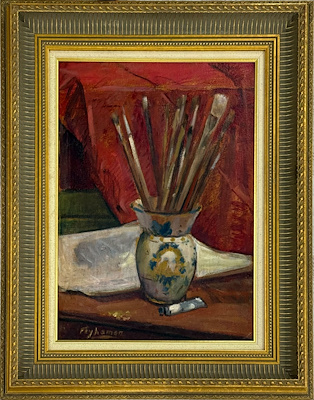 Feyhaman Duran imzalı tablo — Yağlı Boya, 47×34 cm, 370.000 TL müzayede satışı
