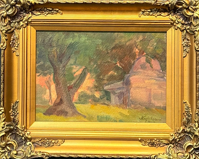 Nazlı Ecevit imzalı tablo — Yağlı Boya, 20×27 cm, 72.500 TL müzayede satışı