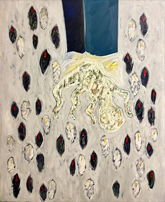 İbrahim Çiftçioğlu imzalı tablo — Yağlı Boya, 175×146 cm, 20.000 TL müzayede satışı