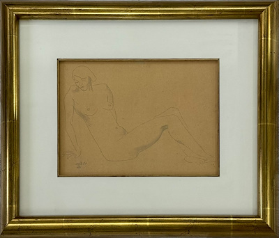 Nurullah Berk imzalı tablo — 22×30 cm, 20.000 TL müzayede satışı