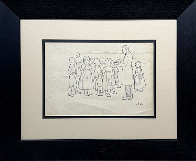 Malik Aksel imzalı tablo — Karışık Teknik, 27×37 cm, 20.000 TL müzayede satışı
