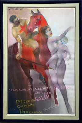 Kayıhan Keskinok imzalı tablo — Yağlı Boya, 71×46 cm, 80.000 TL müzayede satışı