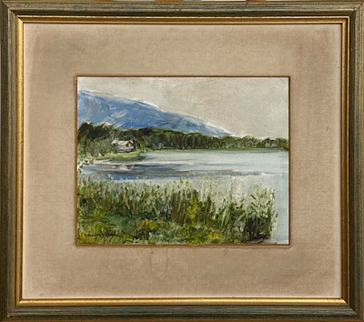 Orhan Ersoy imzalı tablo — Yağlı Boya, 17×22 cm, 3.000 TL müzayede satışı