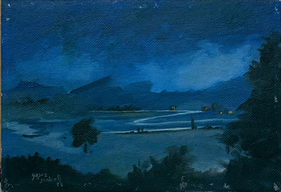 Yaşar Yeniceli imzalı tablo — Yağlı Boya, 22×33 cm, 5.250 TL müzayede satışı