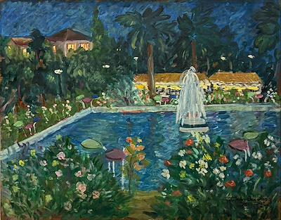 Türkan Berdan imzalı tablo — Yağlı Boya, 50×65 cm, 10.000 TL müzayede satışı