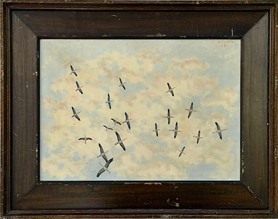 Nedim Günsür imzalı tablo — Yağlı Boya, 26×37 cm, 550.000 TL müzayede satışı