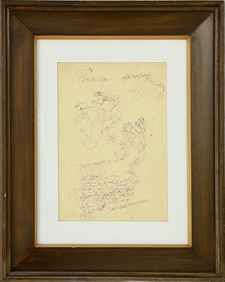 Yüksel Arslan imzalı tablo — Karışık Teknik, 30×20 cm, 97.500 TL müzayede satışı