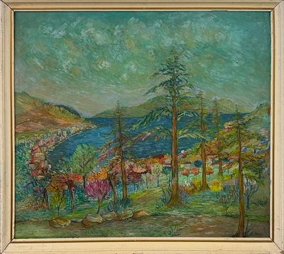 Kemal Özgen imzalı tablo — Yağlı Boya, 24×34 cm, 1.700 TL müzayede satışı