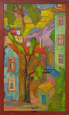 Lesya Demechenko imzalı tablo — Yağlı Boya, 82×52 cm, 6.500 TL müzayede satışı