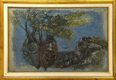 Mustafa Esirkuş imzalı tablo — Yağlı Boya, 46×73 cm, 255.000 TL müzayede satışı
