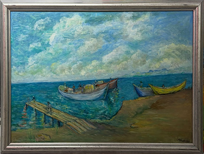 Kemal Özgen imzalı tablo — Yağlı Boya, 48×58 cm, 3.000 TL müzayede satışı