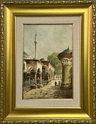 Kadri Aytolon imzalı tablo — Yağlı Boya, 36×25 cm, 80.000 TL müzayede satışı