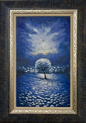 Adil Ocak imzalı tablo — Yağlı Boya, 50×35 cm, 16.000 TL müzayede satışı