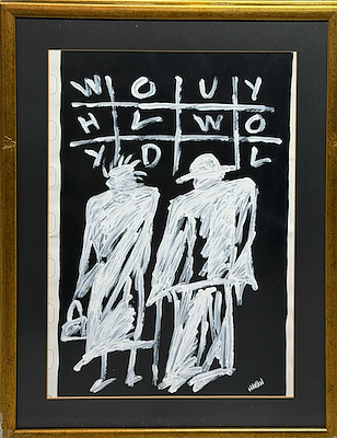 Hakan Kalkavan imzalı tablo — 49×34 cm, 1.200 TL müzayede satışı