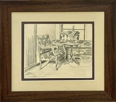 Hoca Ali Rıza imzalı tablo — 20×25 cm, 50.000 TL müzayede satışı