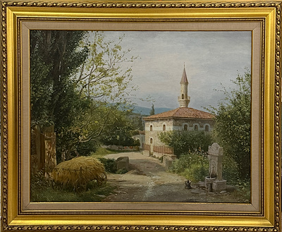 Nuri Yakupov imzalı tablo — Yağlı Boya, 49×64 cm, 26.000 TL müzayede satışı