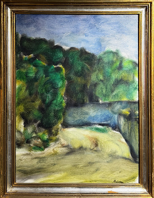 Adnan Varınca imzalı tablo — Yağlı Boya, 73×53 cm, 450.000 TL müzayede satışı