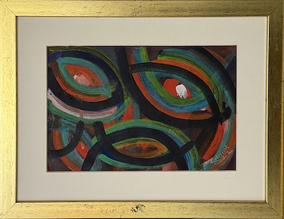 Rahim Ekiz imzalı tablo — Yağlı Boya, 18×27 cm, 1.800 TL müzayede satışı