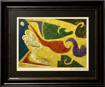 Nedim Günsür imzalı tablo — Yağlı Boya, 45×60 cm, 210.000 TL müzayede satışı