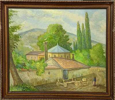 Abdullah Çizgen imzalı tablo — Yağlı Boya, 54×64 cm, 92.500 TL müzayede satışı