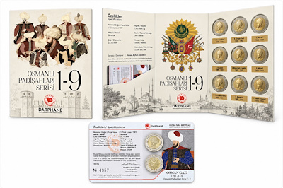 Darphane Osmanlı Padişahları Serisi imzalı tablo, 1.000 TL müzayede satışı