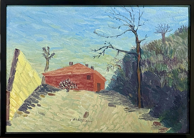 Burhan Temel imzalı tablo — Yağlı Boya, 35×50 cm, 10.000 TL müzayede satışı