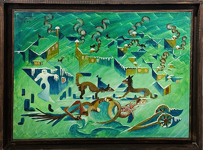 İbrahim Balaban imzalı tablo — Yağlı Boya, 50×70 cm, 460.000 TL müzayede satışı