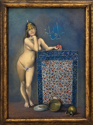 Timur Kerim İncedayı imzalı tablo — Karışık Teknik, 103×75 cm, 250.000 TL müzayede satışı