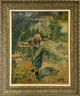 Nevin Çokay imzalı tablo — Yağlı Boya, 75×60 cm, 115.000 TL müzayede satışı