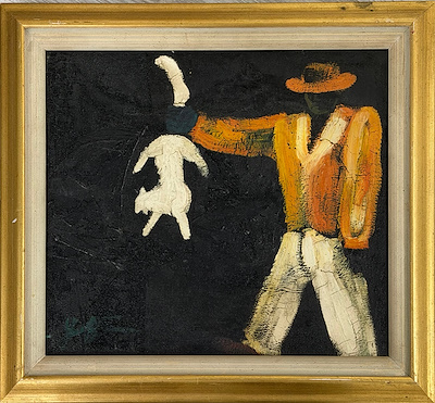 Yavuz Tanyeli imzalı tablo — Yağlı Boya, 35×40 cm, 57.500 TL müzayede satışı