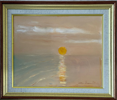 Cemil Eren imzalı tablo — Yağlı Boya, 32×41 cm, 10.000 TL müzayede satışı