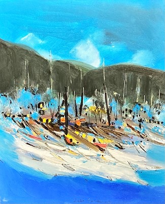 Zeki Serbest imzalı tablo — Yağlı Boya, 55×45 cm, 700 TL müzayede satışı