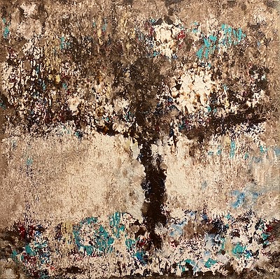 Rasin Berk imzalı tablo — Yağlı Boya, 80×80 cm, 2.750 TL müzayede satışı