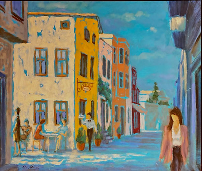 Metin Ünsal imzalı tablo — Yağlı Boya, 38×46 cm, 1.500 TL müzayede satışı