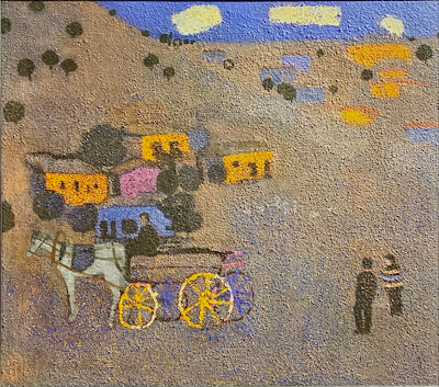 Dilek Üçler imzalı tablo — Yağlı Boya, 68×75 cm, 1.050 TL müzayede satışı