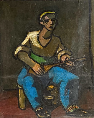 Haşmet Akal imzalı tablo — Yağlı Boya, 45×35 cm, 5.000 TL müzayede satışı