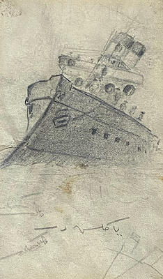 Ali Sami Boyar imzalı tablo — 10×9 cm, 600 TL müzayede satışı