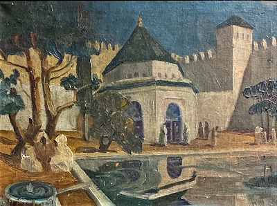 Hulusi Mercan imzalı tablo — Yağlı Boya, 29×40 cm, 13.000 TL müzayede satışı