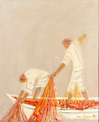 Cemil Eren imzalı tablo — Yağlı Boya, 60×50 cm, 2.750 TL müzayede satışı