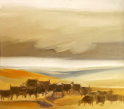 Ali Candaş imzalı tablo — Yağlı Boya, 44×50 cm, 2.500 TL müzayede satışı
