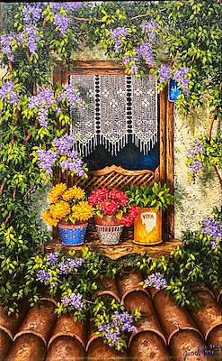 Günseli Kapucu imzalı tablo — Yağlı Boya, 50×30 cm, 1.500 TL müzayede satışı